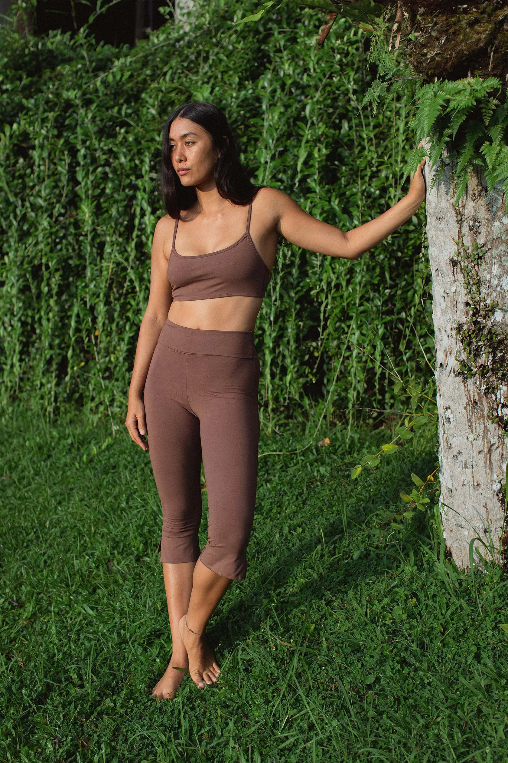 Bella Bamboo Capri Chocolate sold by Indigoluna product image thumbnail 2