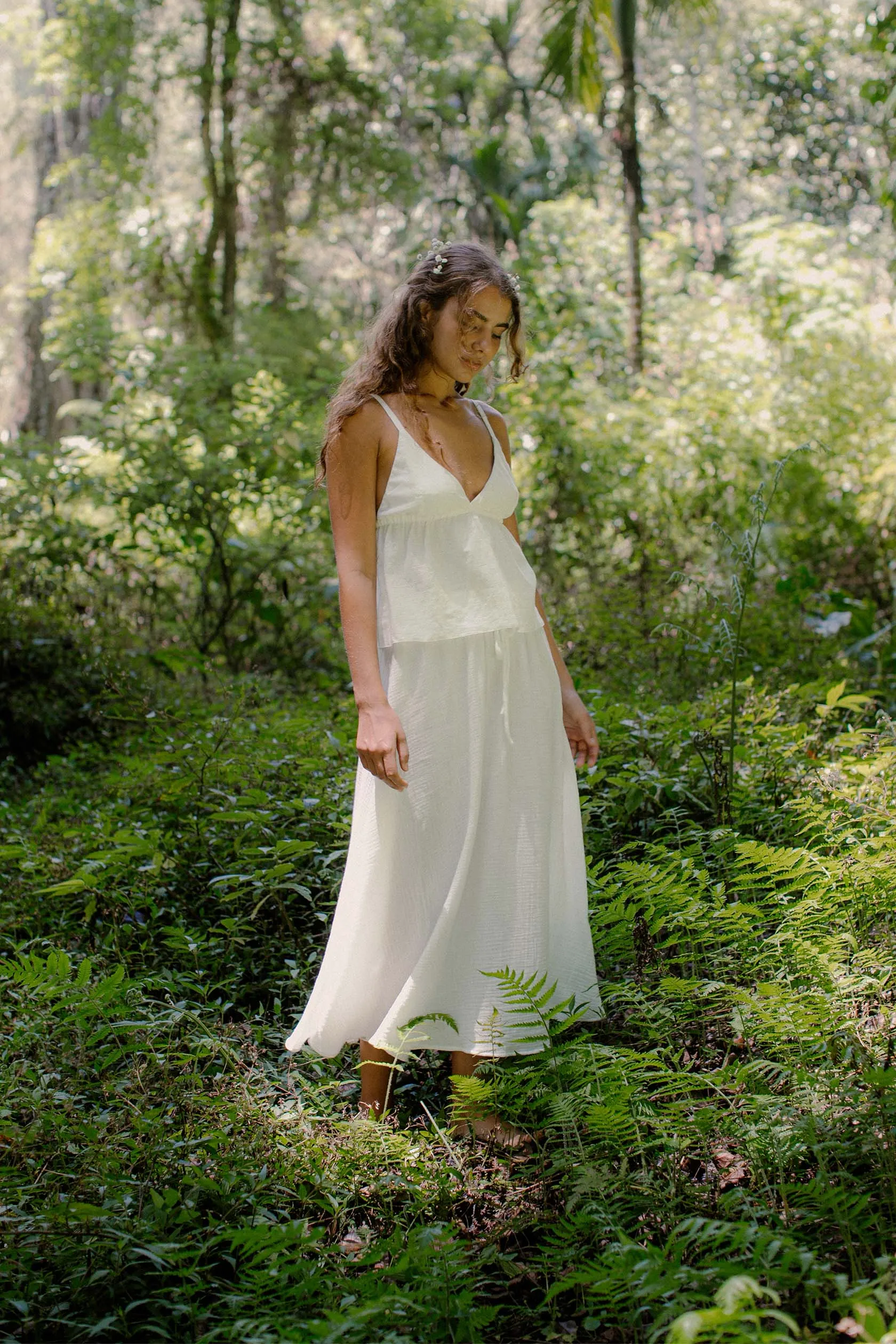 Mökki Skirt Off White sold by Indigoluna
