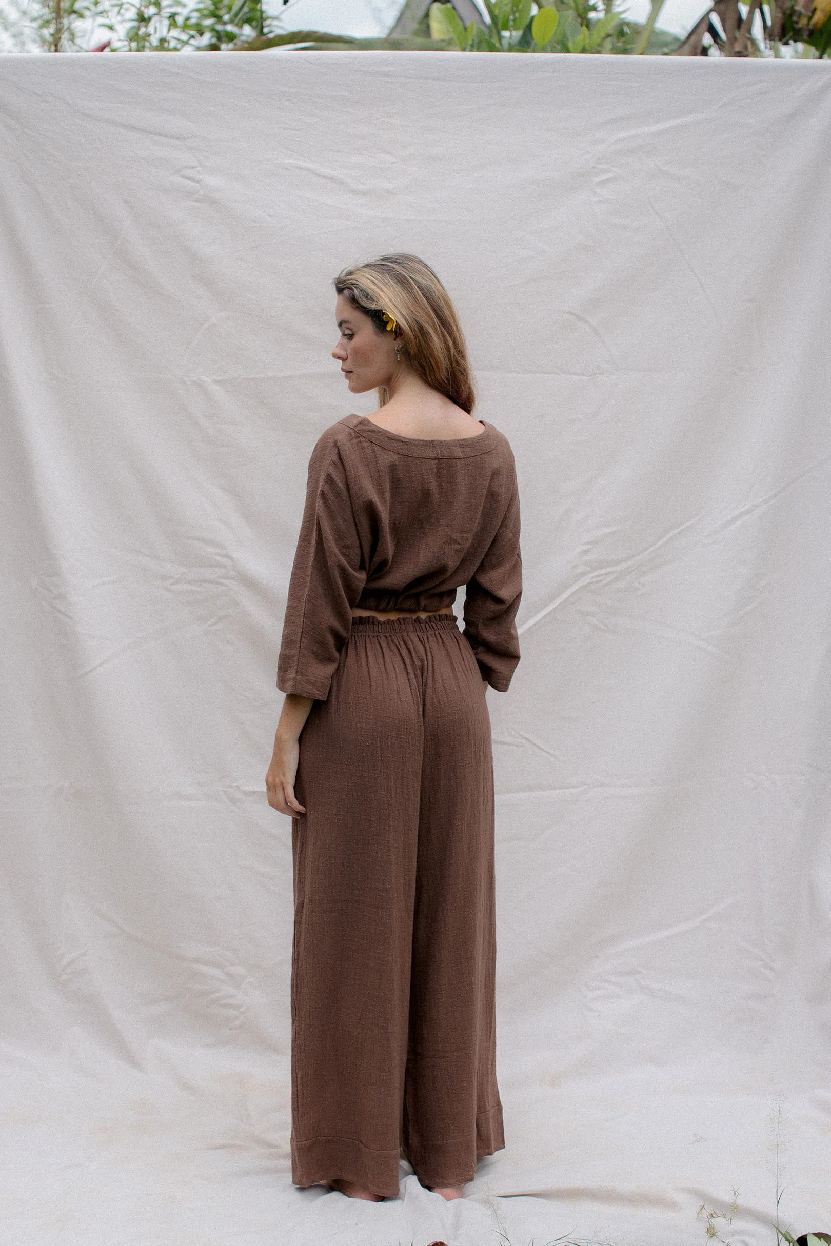 Flow Pants Chestnut sold by Indigoluna product image thumbnail 3