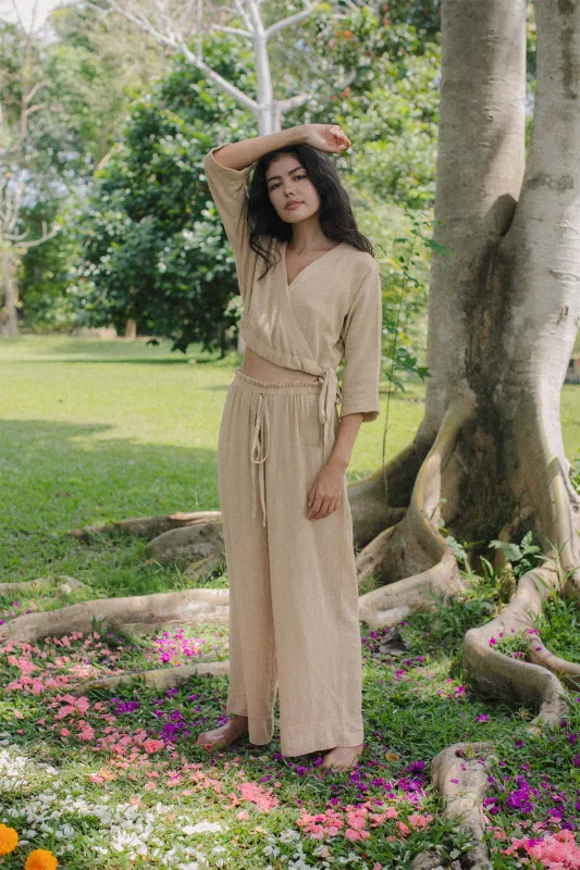 Flow Pants Sandshell made by Indigoluna