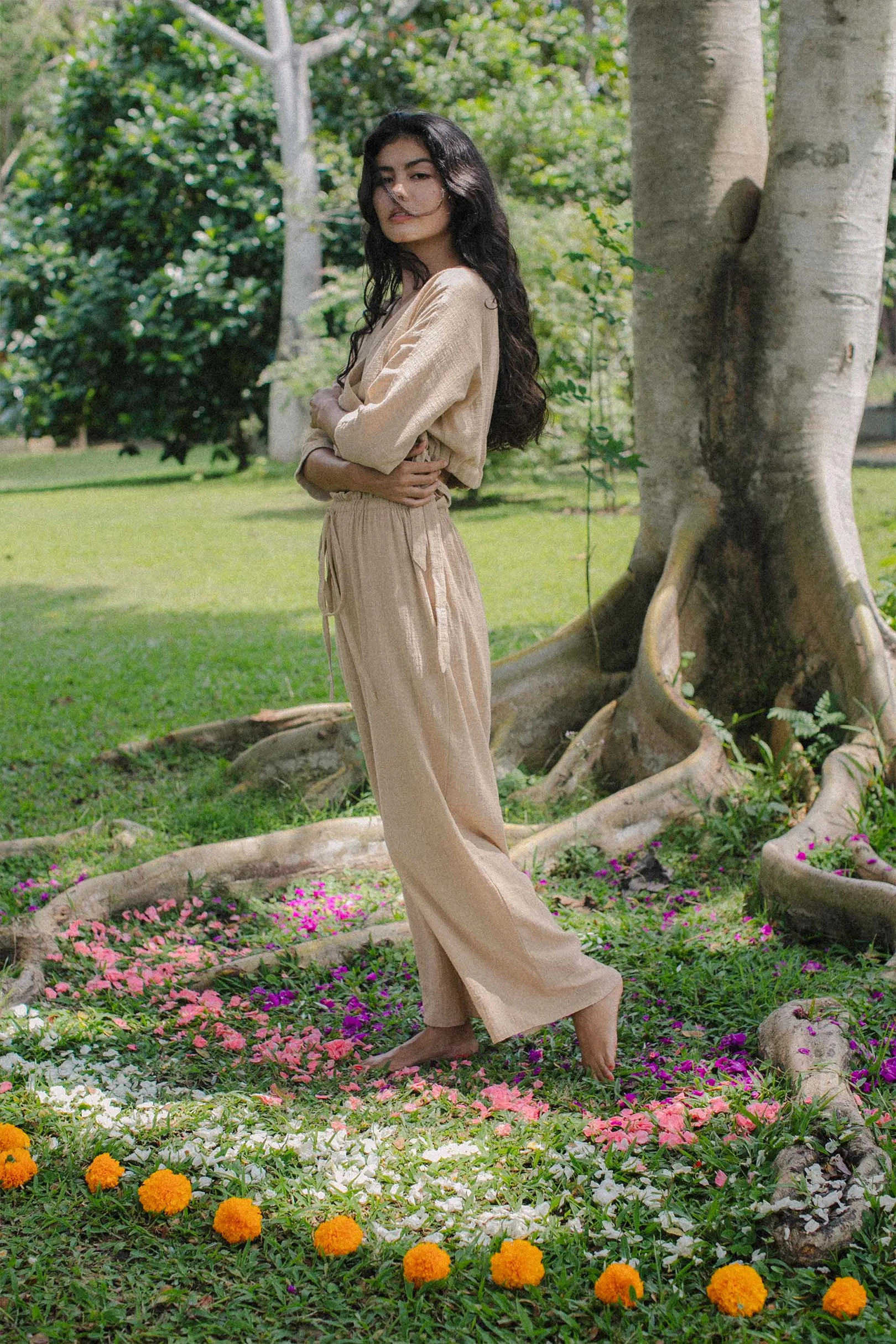 Flow Pants Sandshell sold by Indigoluna product image thumbnail 3