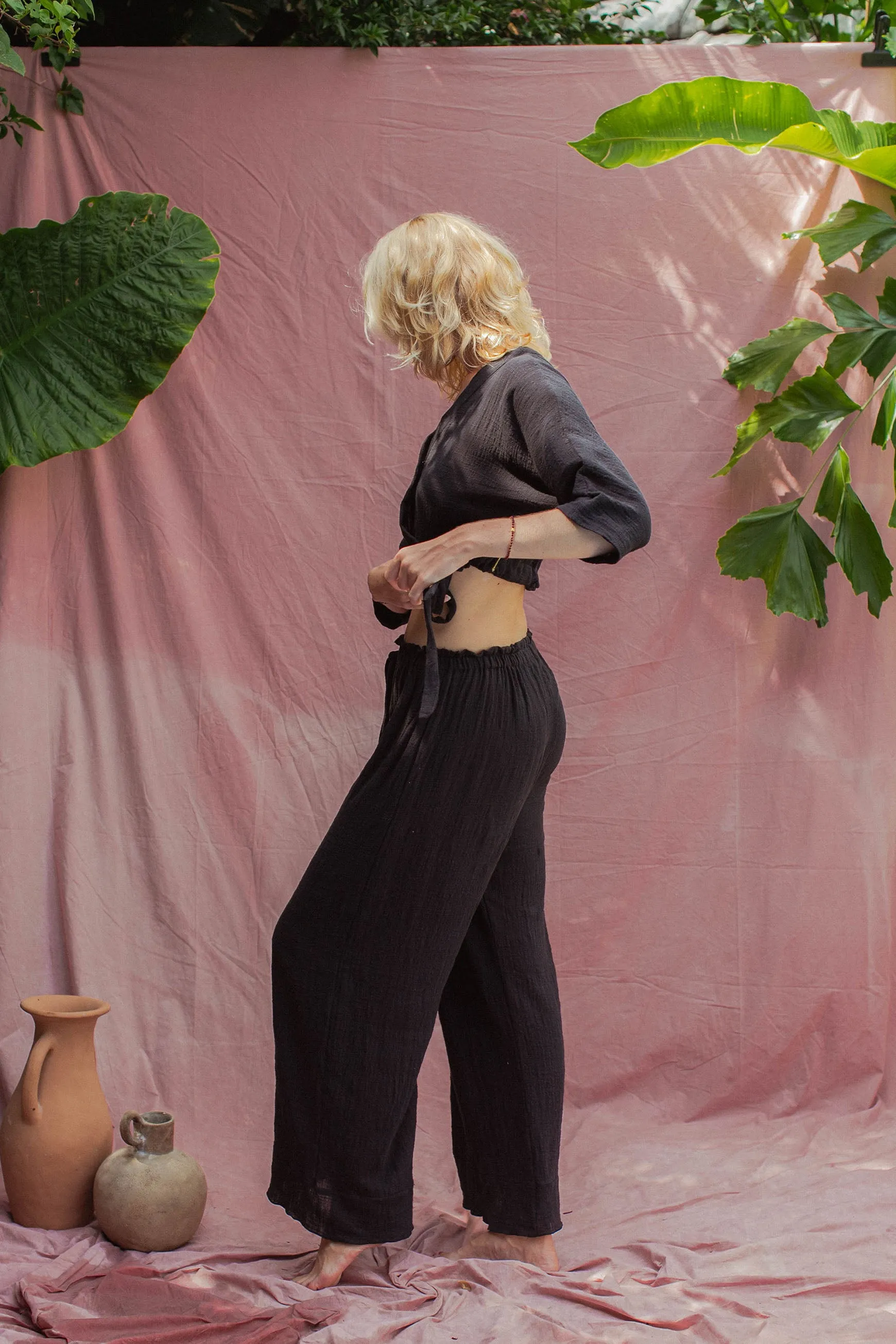 Flow Pants Black sold by Indigoluna product image thumbnail 2