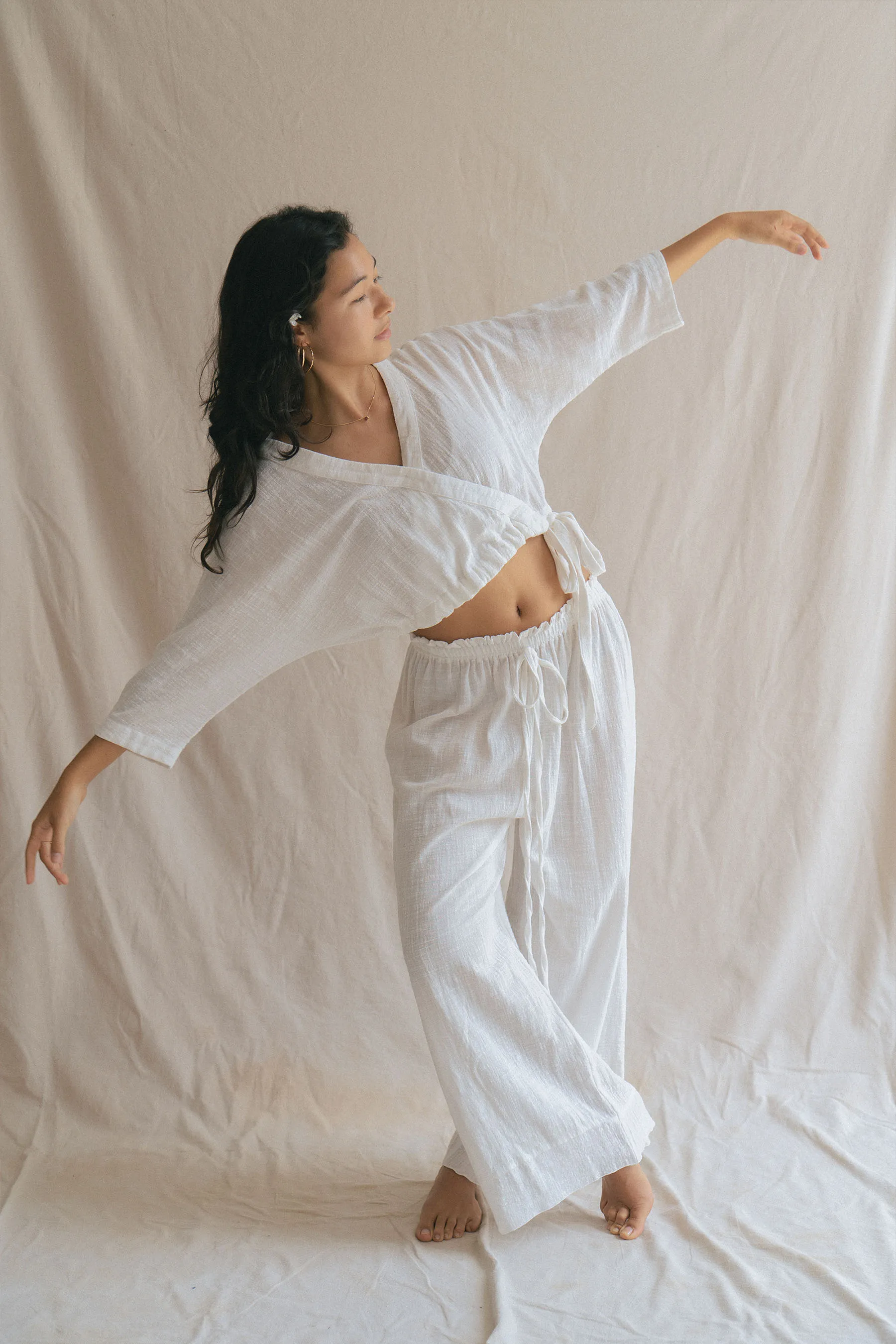 Flow Pants Off White sold by Indigoluna product image thumbnail 3