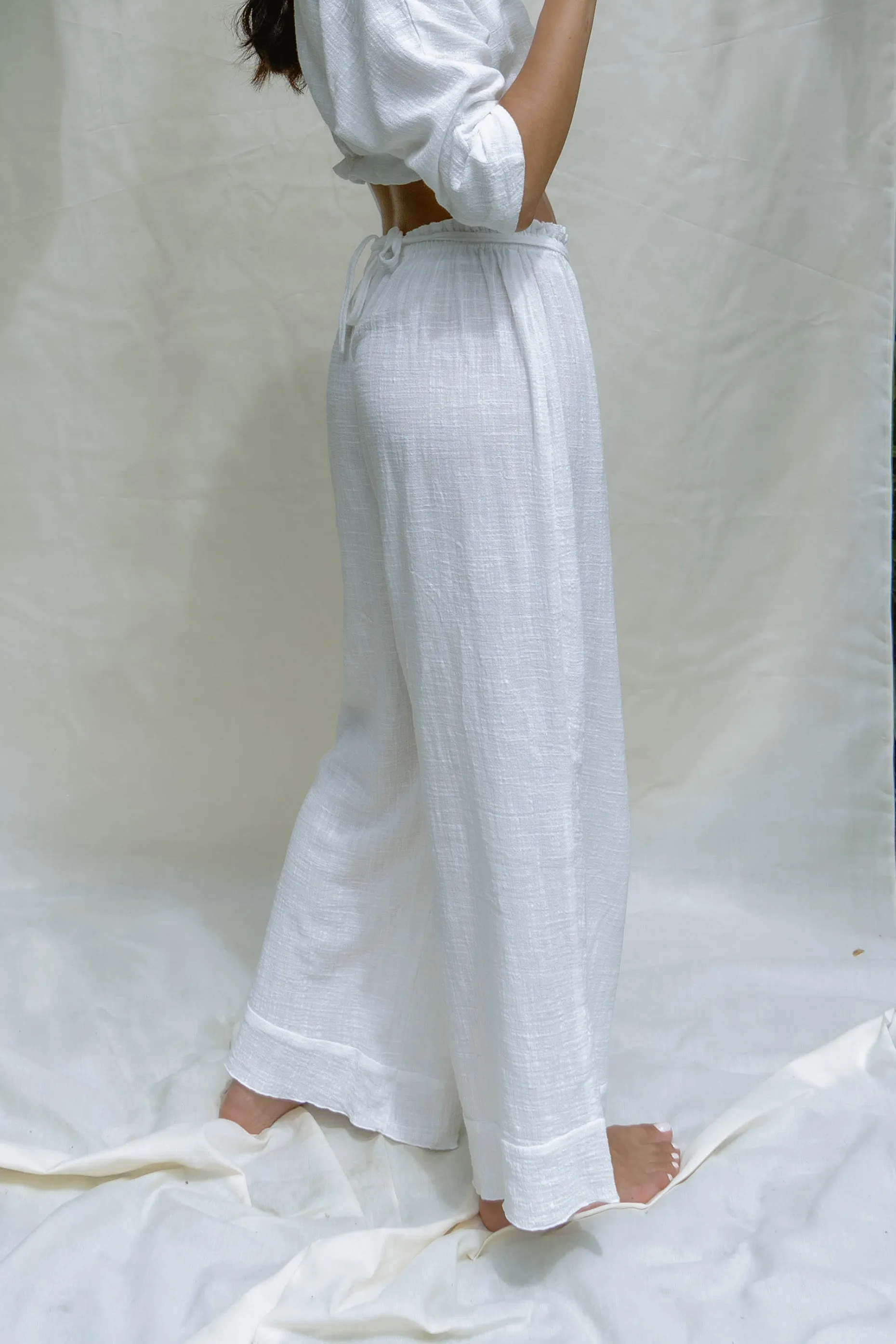 Flow Pants Off White sold by Indigoluna product image thumbnail 5