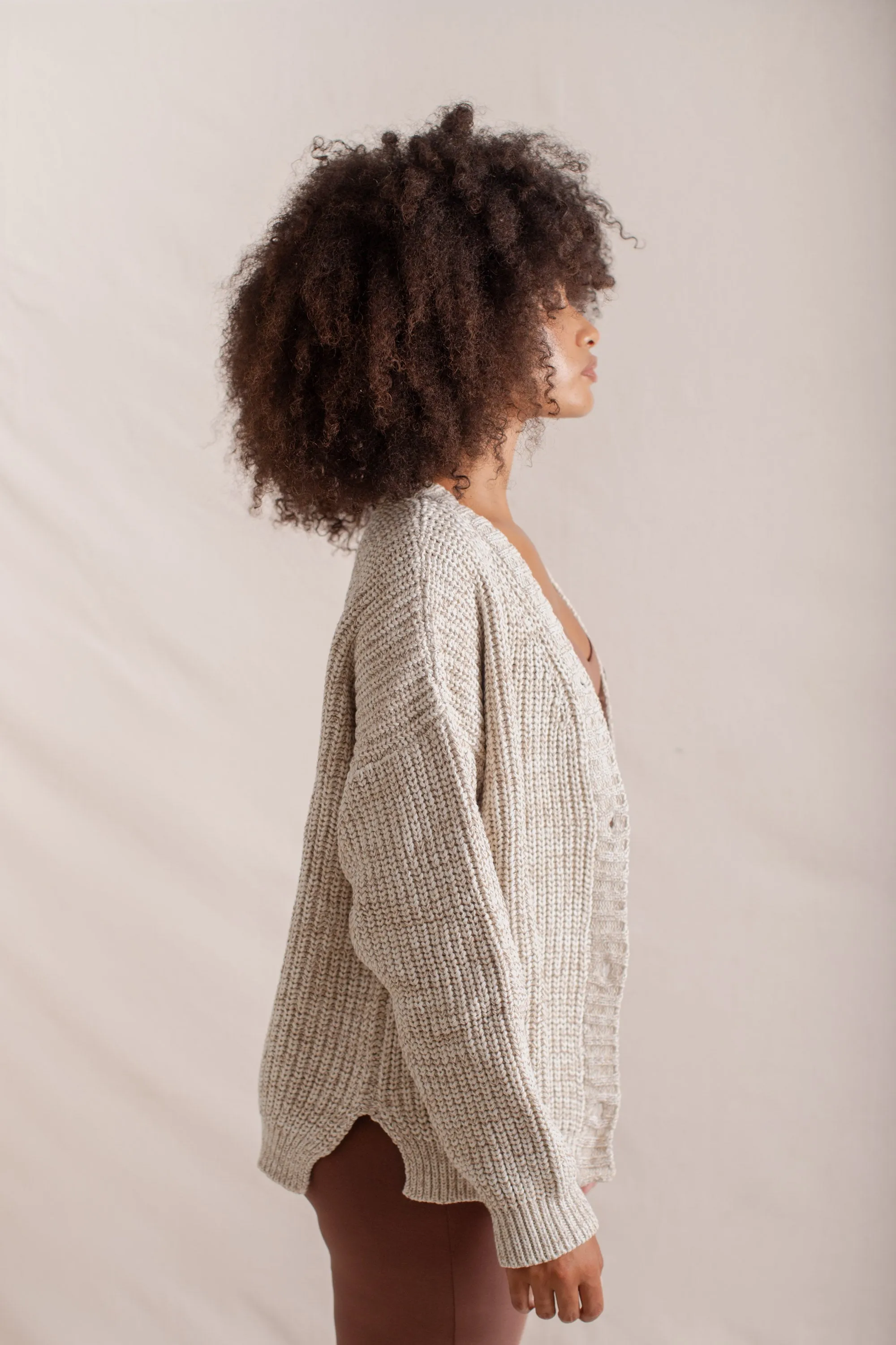 Helga Cardigan Oat sold by Indigoluna product image thumbnail 5