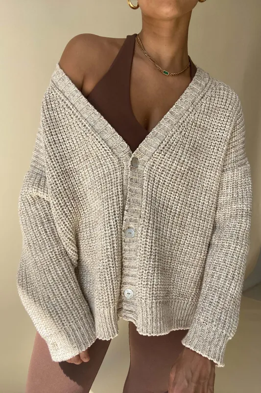 Helga Cardigan Oat made by Indigoluna