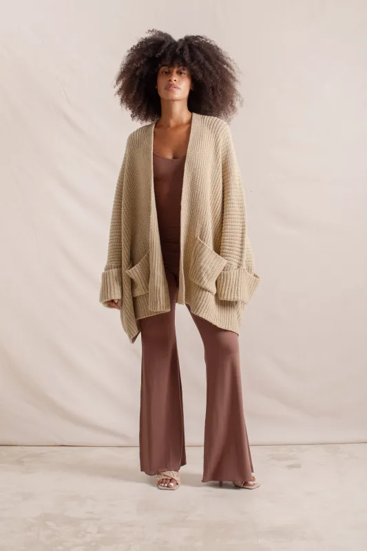 Tuula Poncho Almond made by Indigoluna