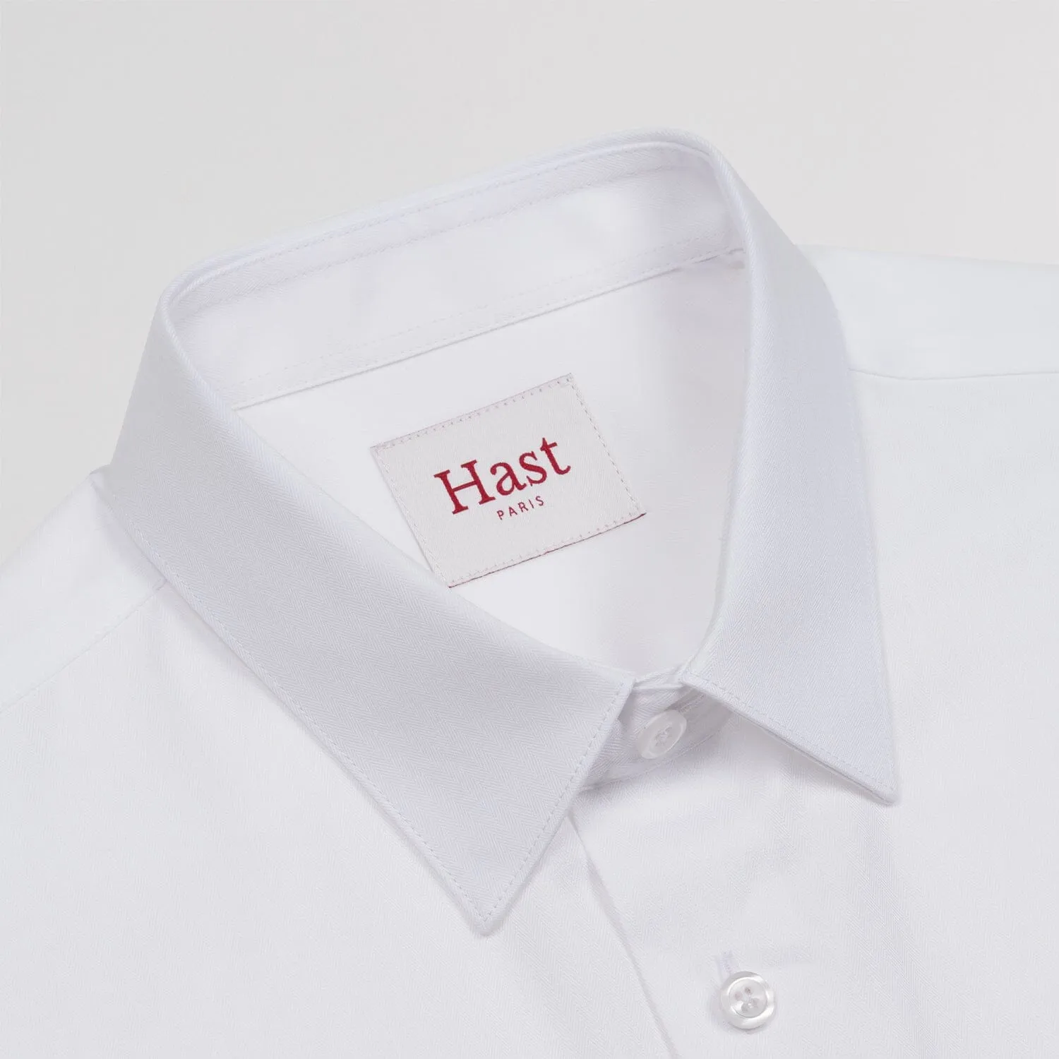 Chemise en chevron double retors blanche sold by Hast Paris product image thumbnail 5