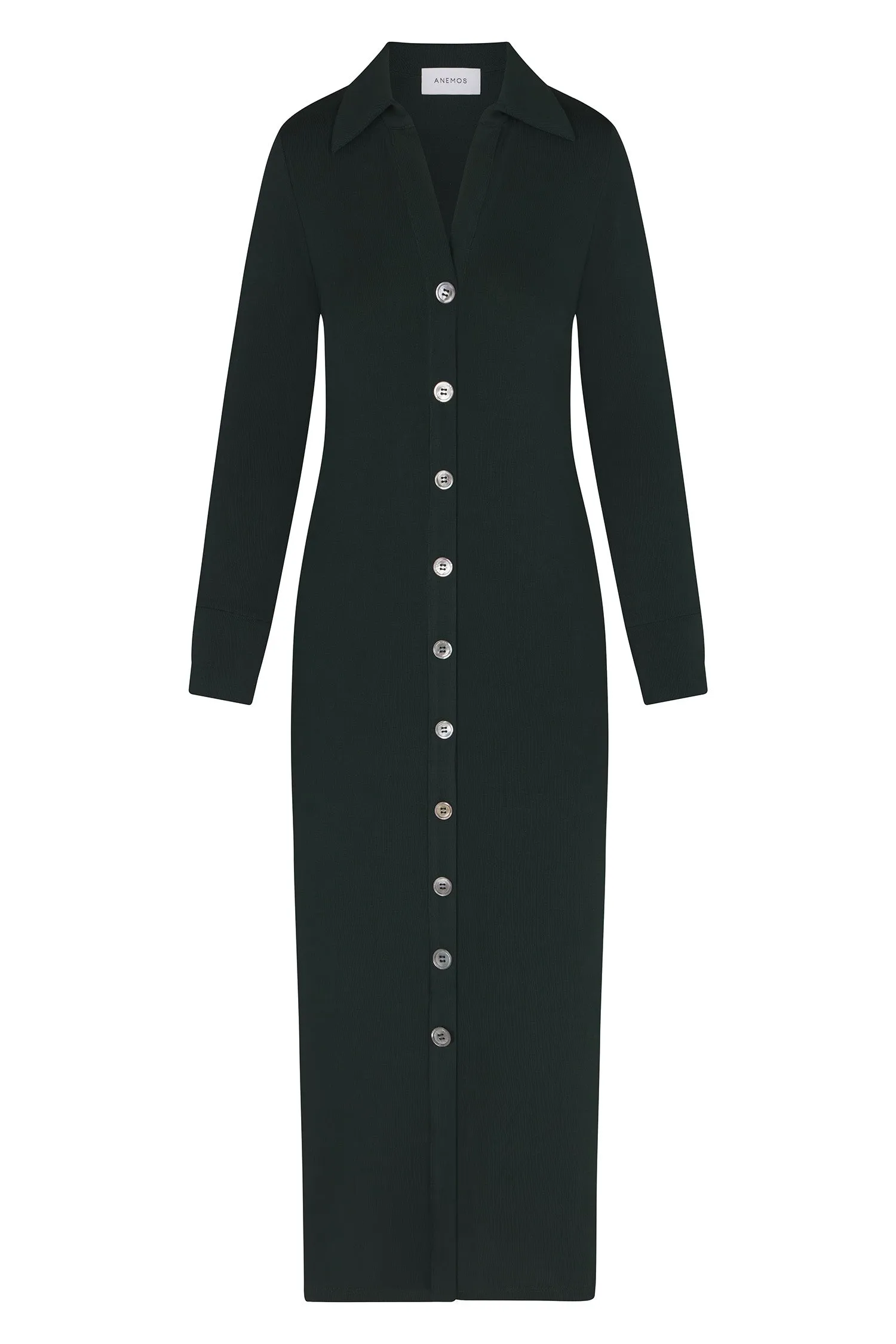 Cardigan Midi Dress in Modal Knit sold by Anemos