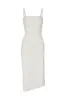 Nadege Draped Midi Dress in Textured Stretch sold by Anemos