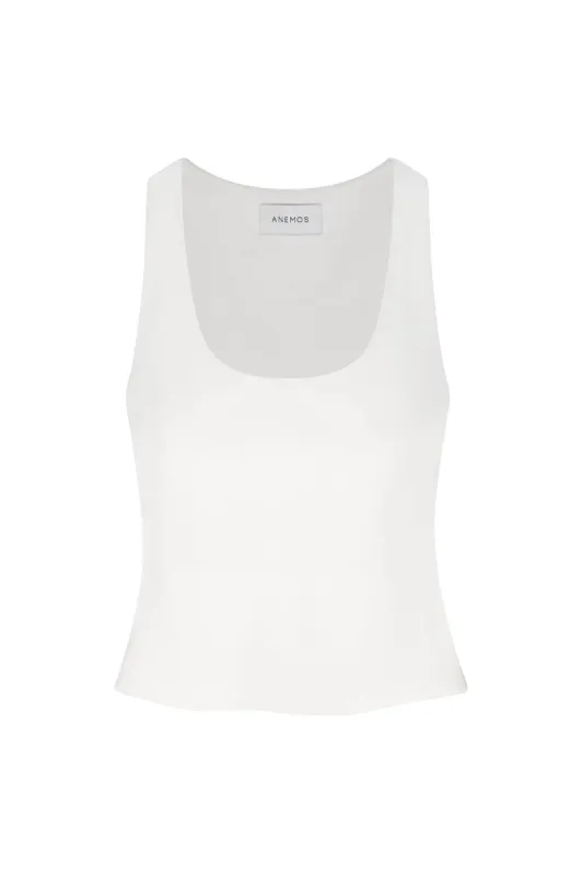 Hume Tank Top in Stretch Twill sold by Anemos