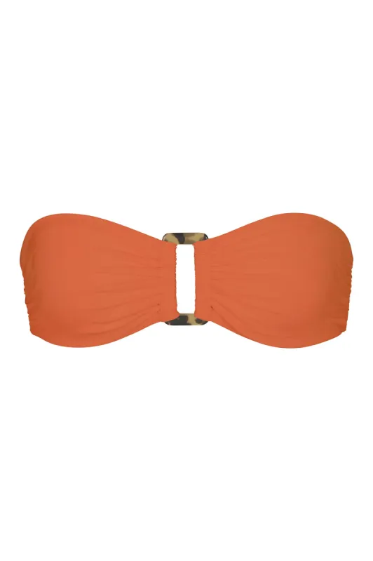 Tortoise Bandeau Bikini Top sold by Anemos