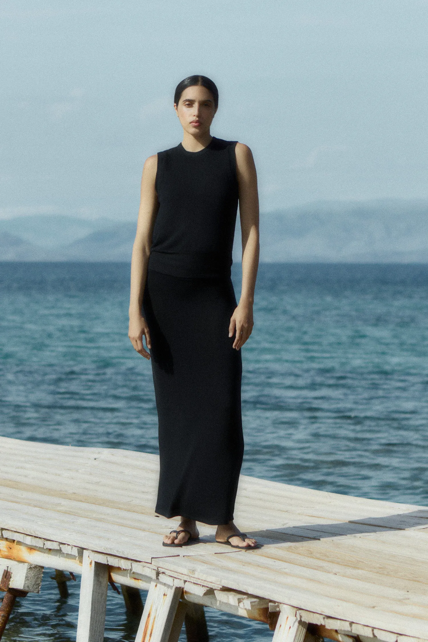 Maxi Skirt in Modal Knit sold by Anemos product image thumbnail 2