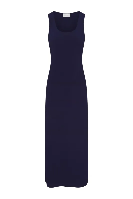 Hume Tank Maxi Dress in Stretch Twill sold by Anemos