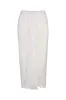 Wrap Midi Skirt Cover Up in Woven Bamboo Cotton Gauze sold by Anemos