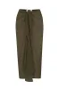 Wrap Midi Skirt Cover Up in Woven Bamboo Cotton Gauze sold by Anemos