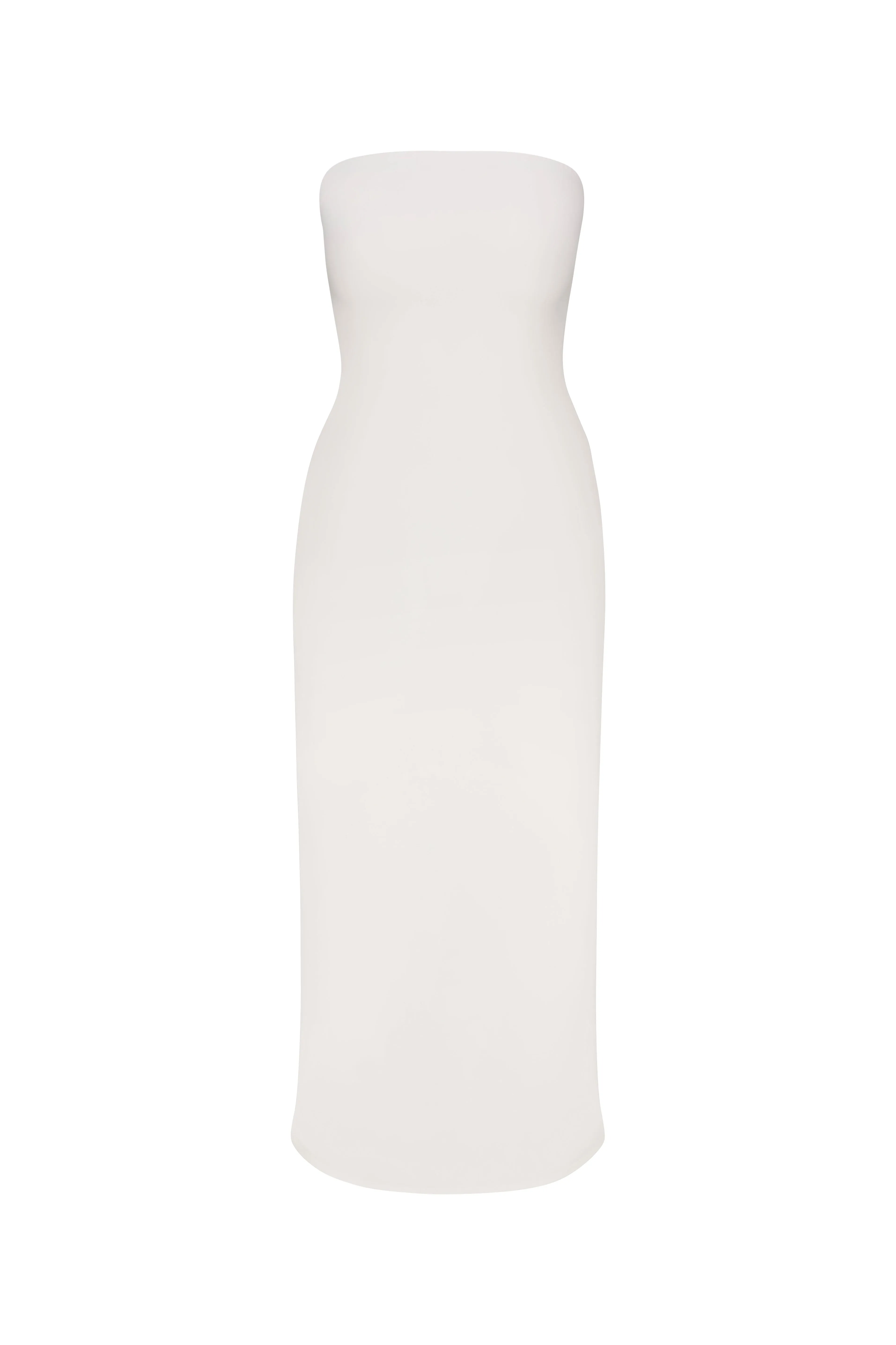 Strapless Midi Dress in Stretch Twill sold by Anemos product image thumbnail 5
