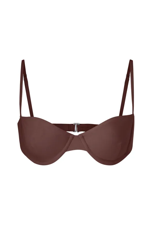 ARCHIVE SALE | Balconette Underwire Bikini Top sold by Anemos