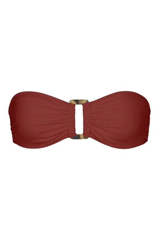 ARCHIVE SALE | Tortoise Bandeau Bikini Top sold by Anemos