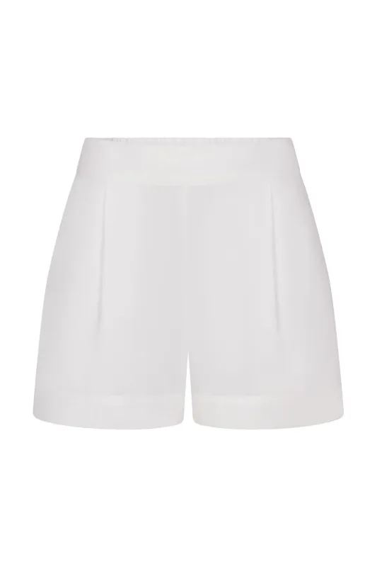 High-Waist Short Short in Stretch Cotton made by Anemos