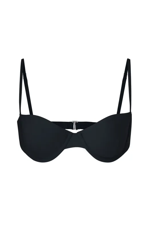 Balconette Underwire Bikini Top made by Anemos