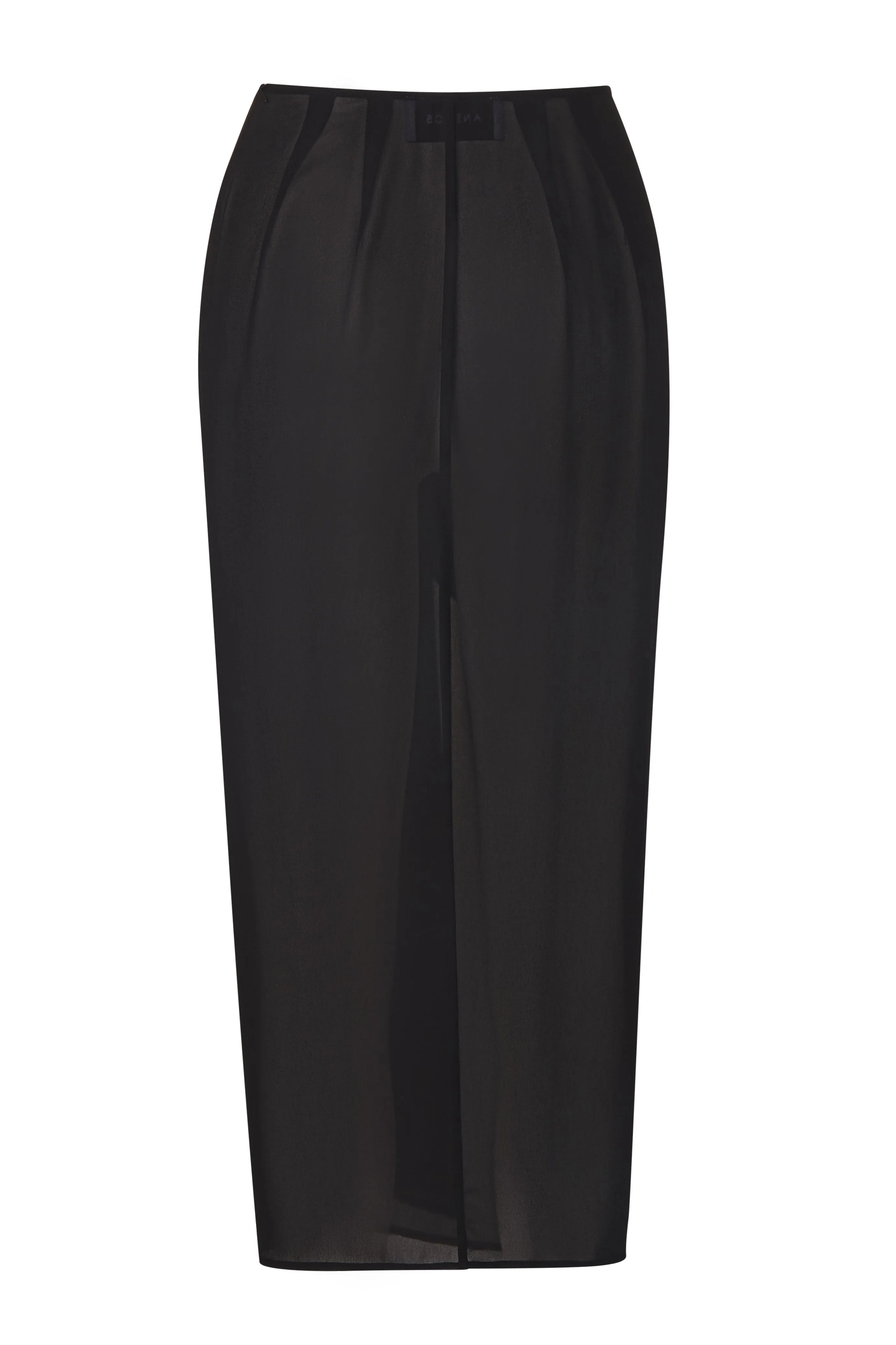 Wrap Midi Skirt in Sheer Eco-Chiffon sold by Anemos product image thumbnail 4