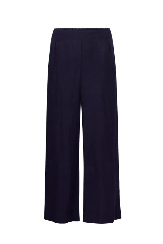Keaton Wide Leg Pant in Linen Cupro sold by Anemos