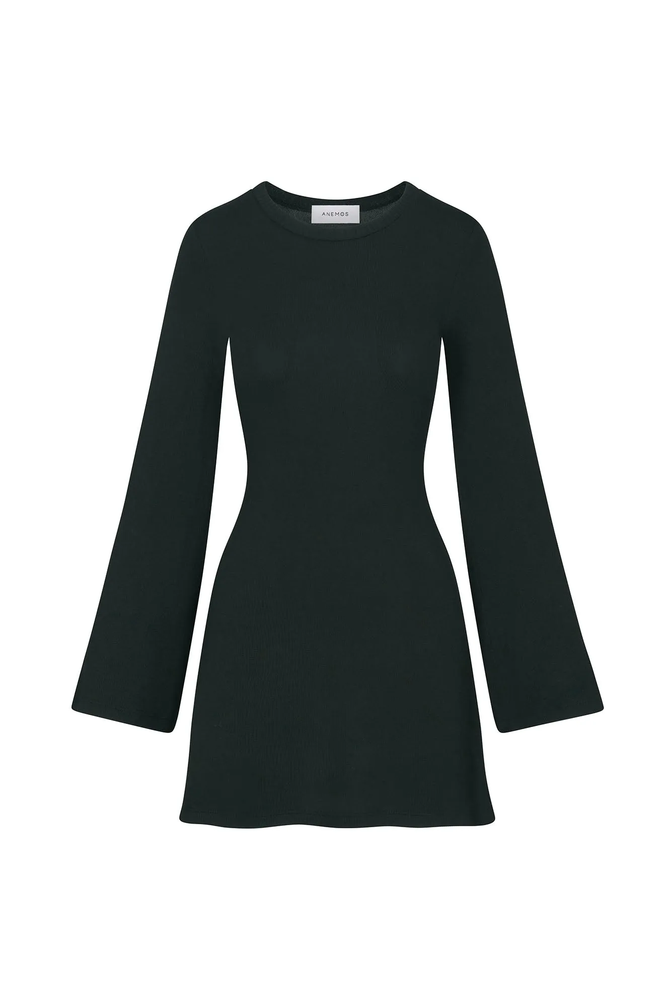 Bell Sleeve Mini Dress in Modal Knit sold by Anemos product image thumbnail 4
