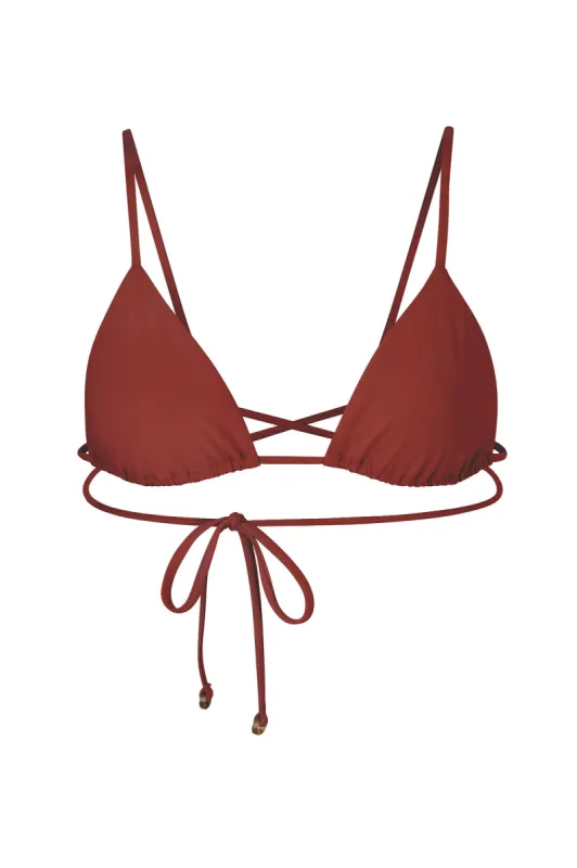 Wrap Triangle Bikini Top sold by Anemos