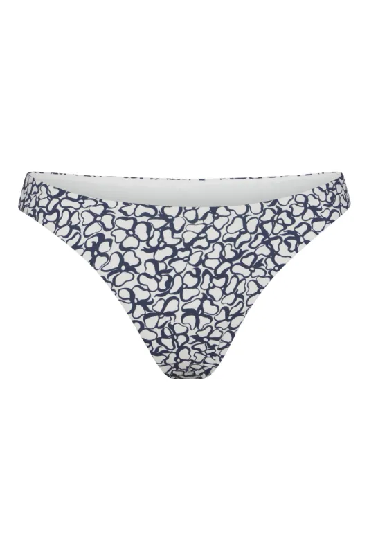 Eighties High-Cut Bikini Bottom In Infinity Floral Print sold by Anemos