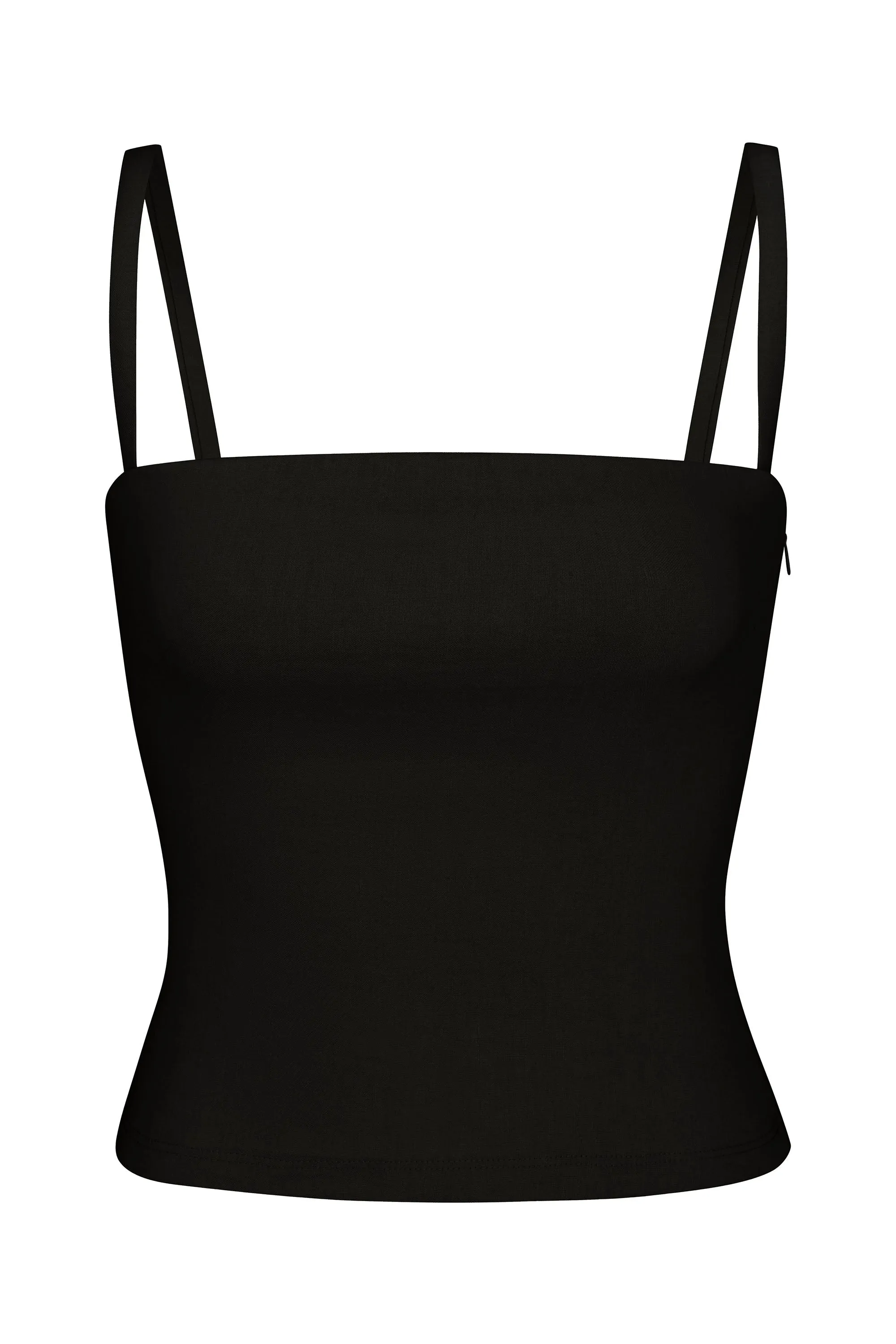 Naomi Top in Stretch Linen sold by Anemos