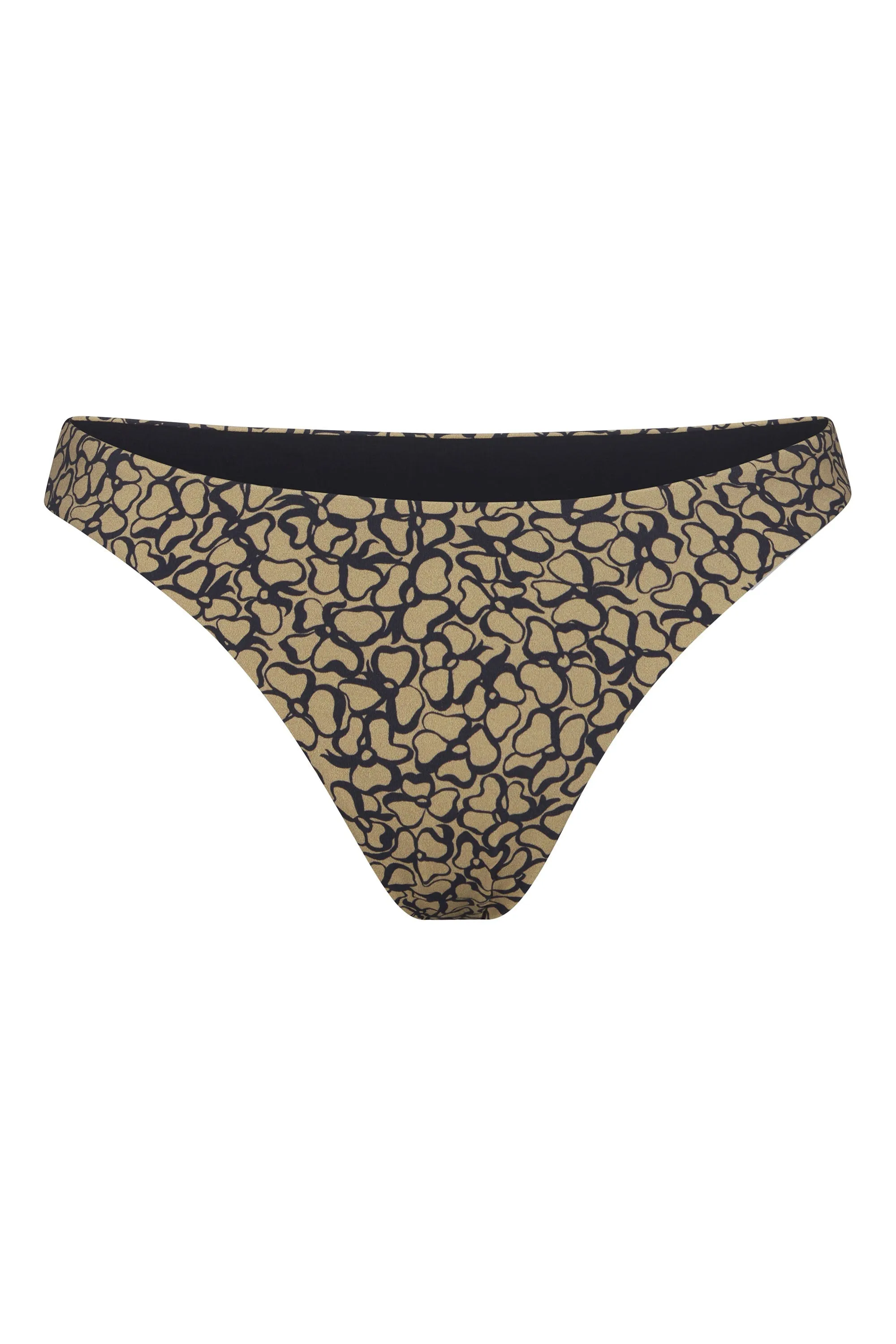 Eighties High-Cut Bikini Bottom In Infinity Floral Print sold by Anemos