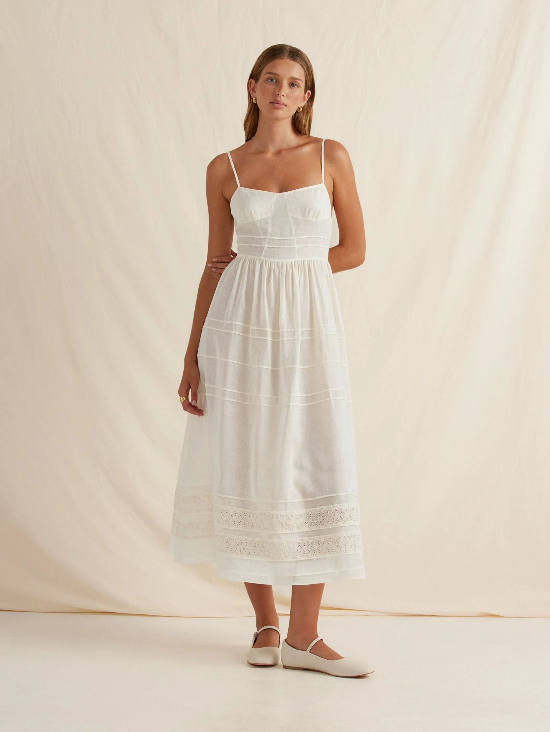 Panelled Midi Dress sold by Peony