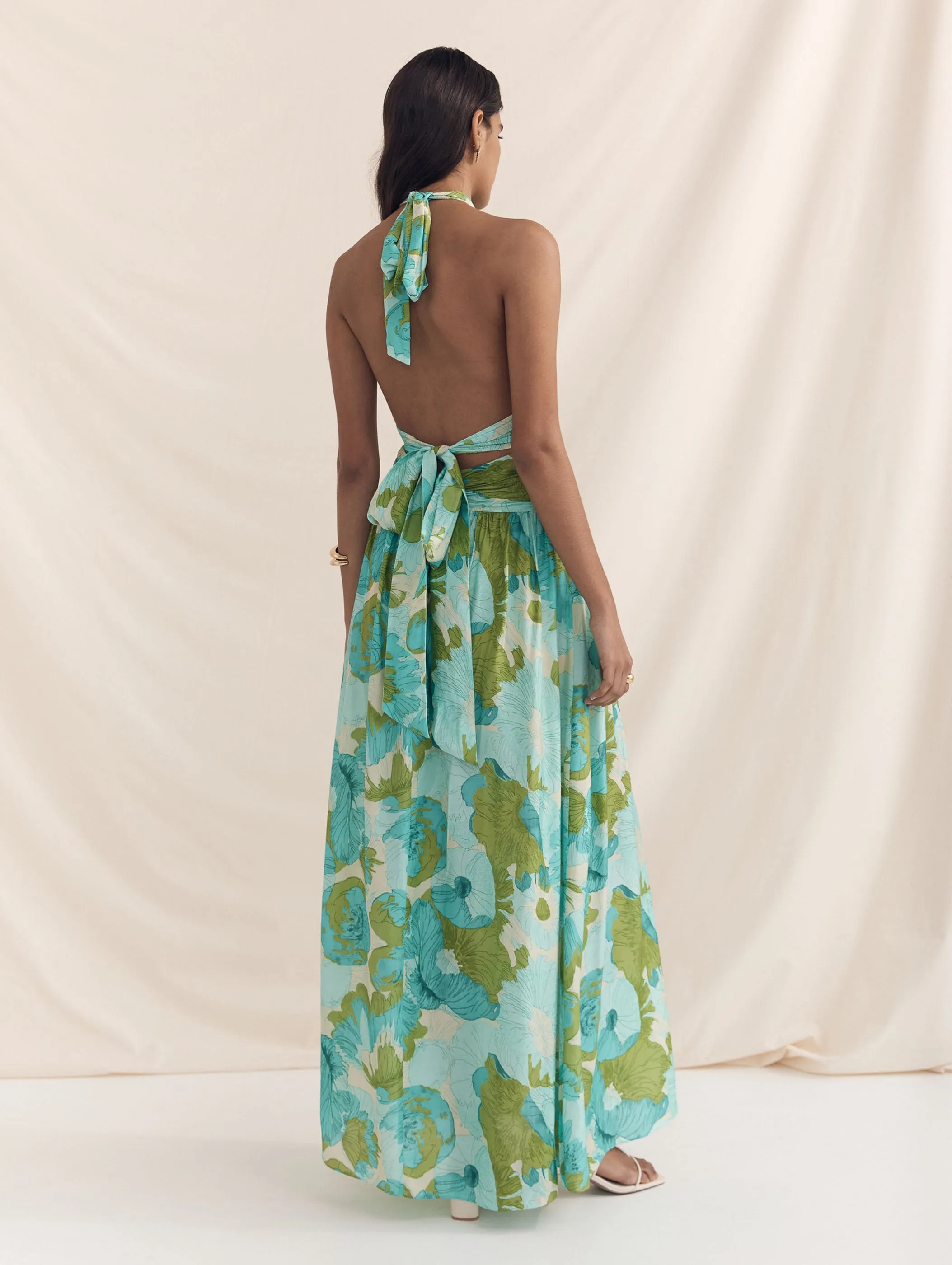Ruched Maxi Dress sold by Peony product image thumbnail 4
