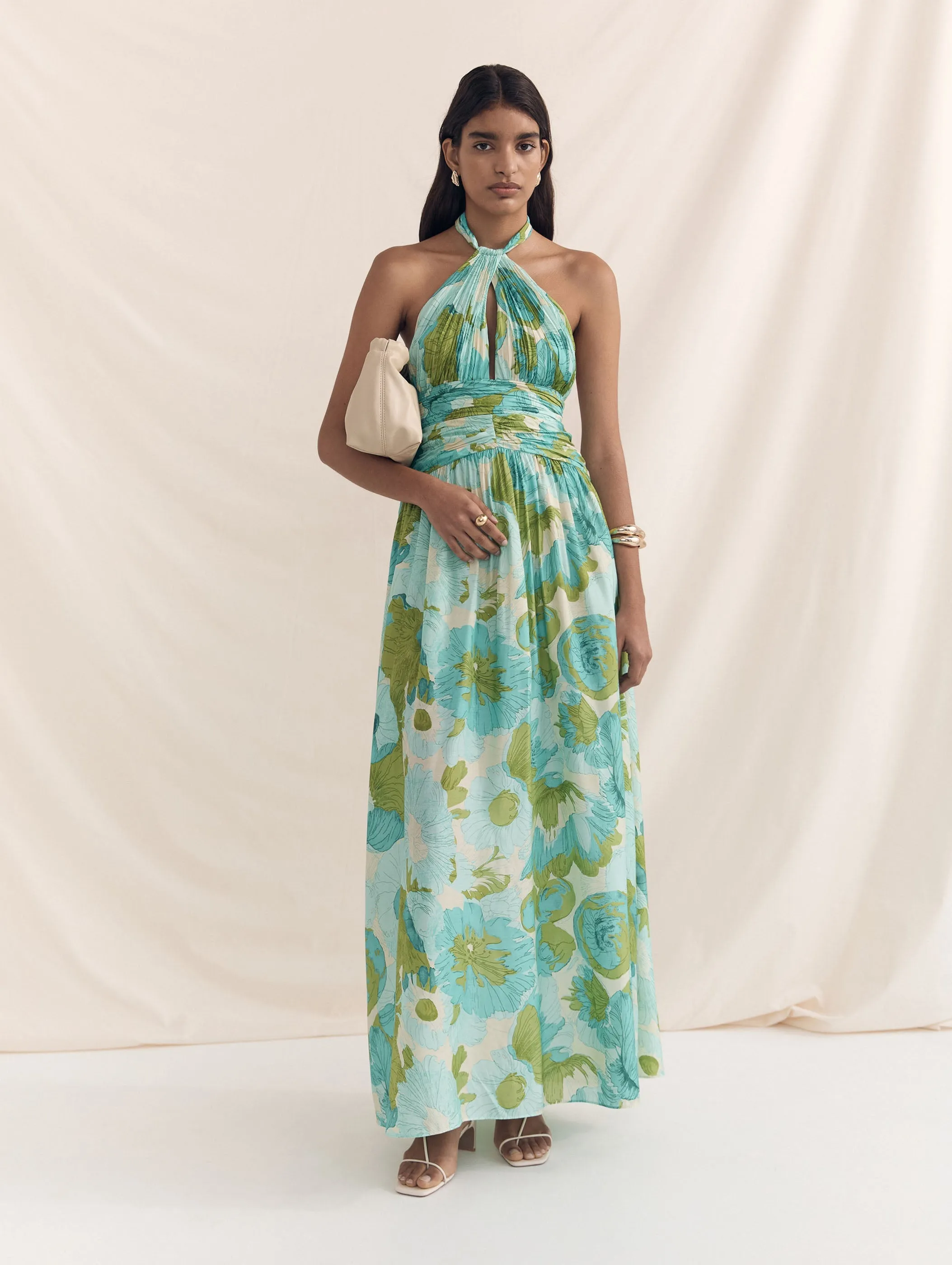 Ruched Maxi Dress sold by Peony
