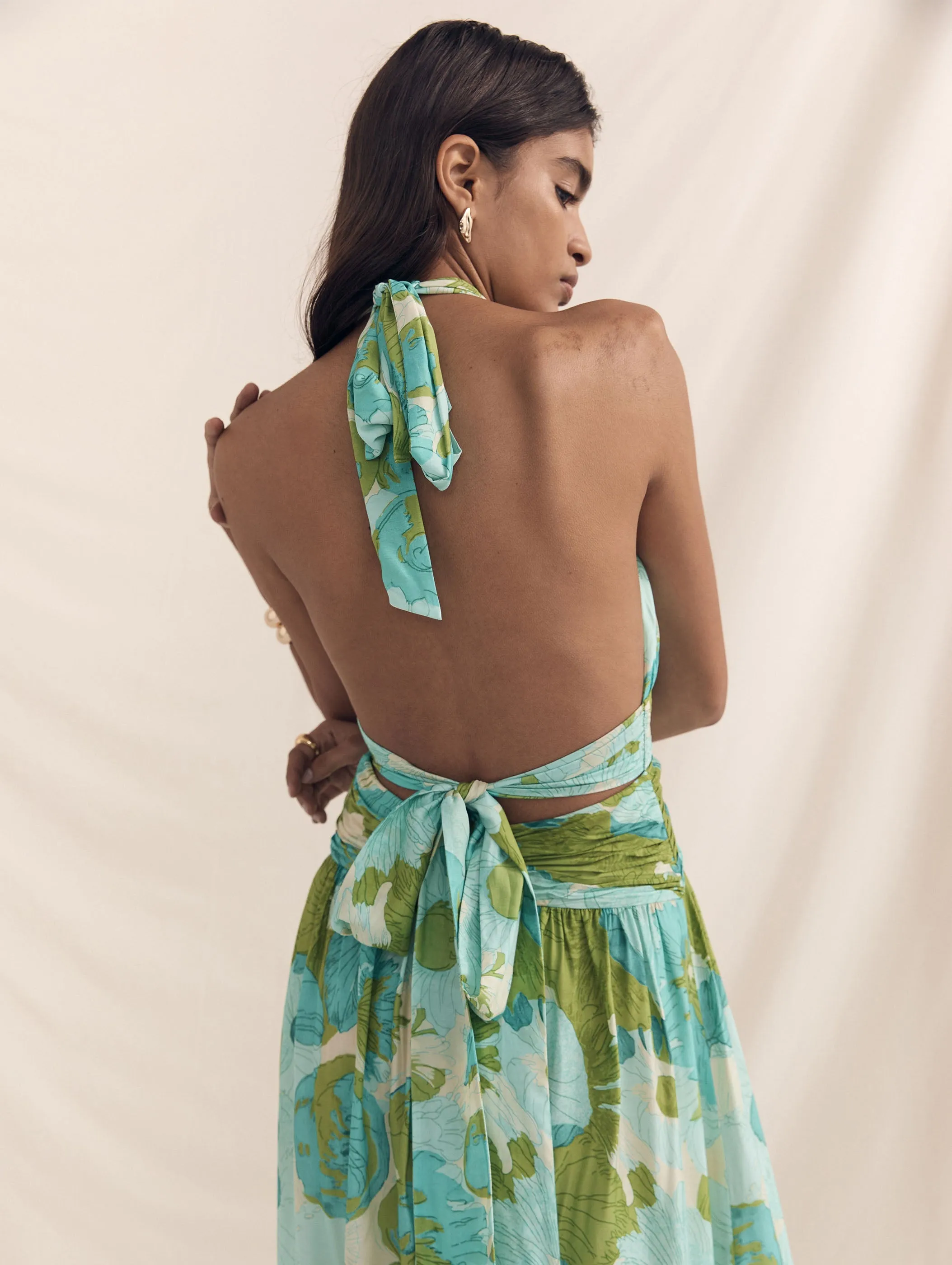 Ruched Maxi Dress sold by Peony product image thumbnail 2