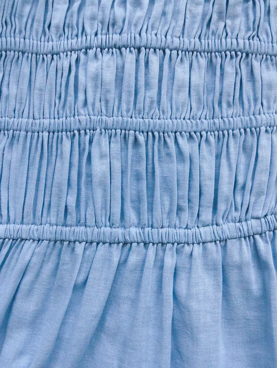 Strapless Ruched Maxi Dress sold by Peony product image thumbnail 5