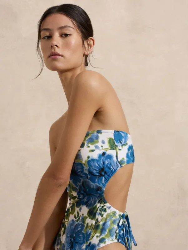 Strapless Cut Out One Piece sold by Peony
