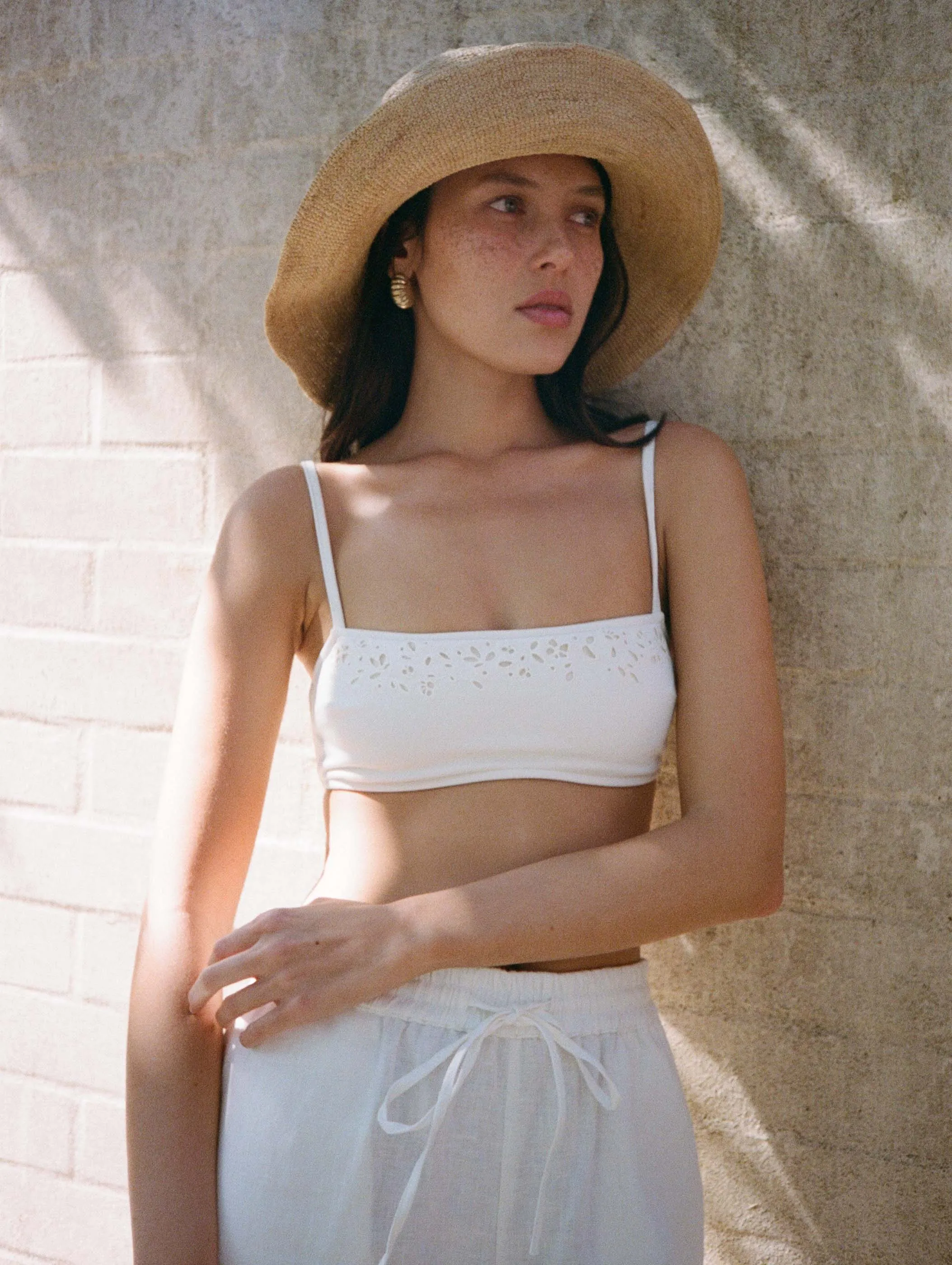 Memoir Embroidered Bandeau Crop sold by Peony product image thumbnail 2