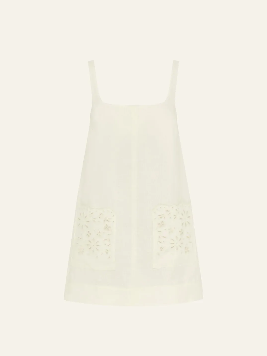 Embroidered Shift Mini Dress sold by Peony