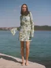Memento Long Sleeve Mini Dress sold by Peony