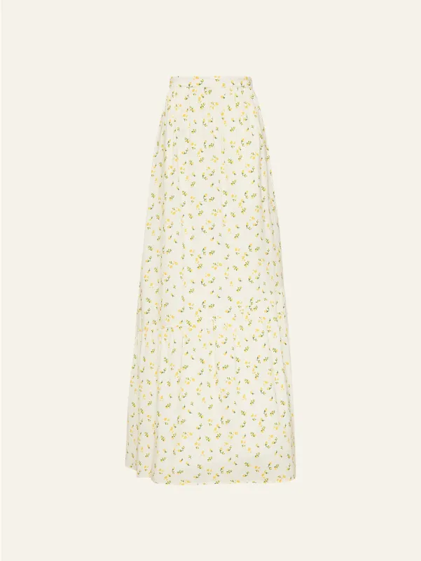 Asymetrical Tiered Skirt sold by Peony