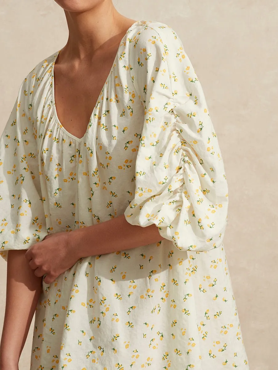 Gathered Mini Dress sold by Peony product image thumbnail 2