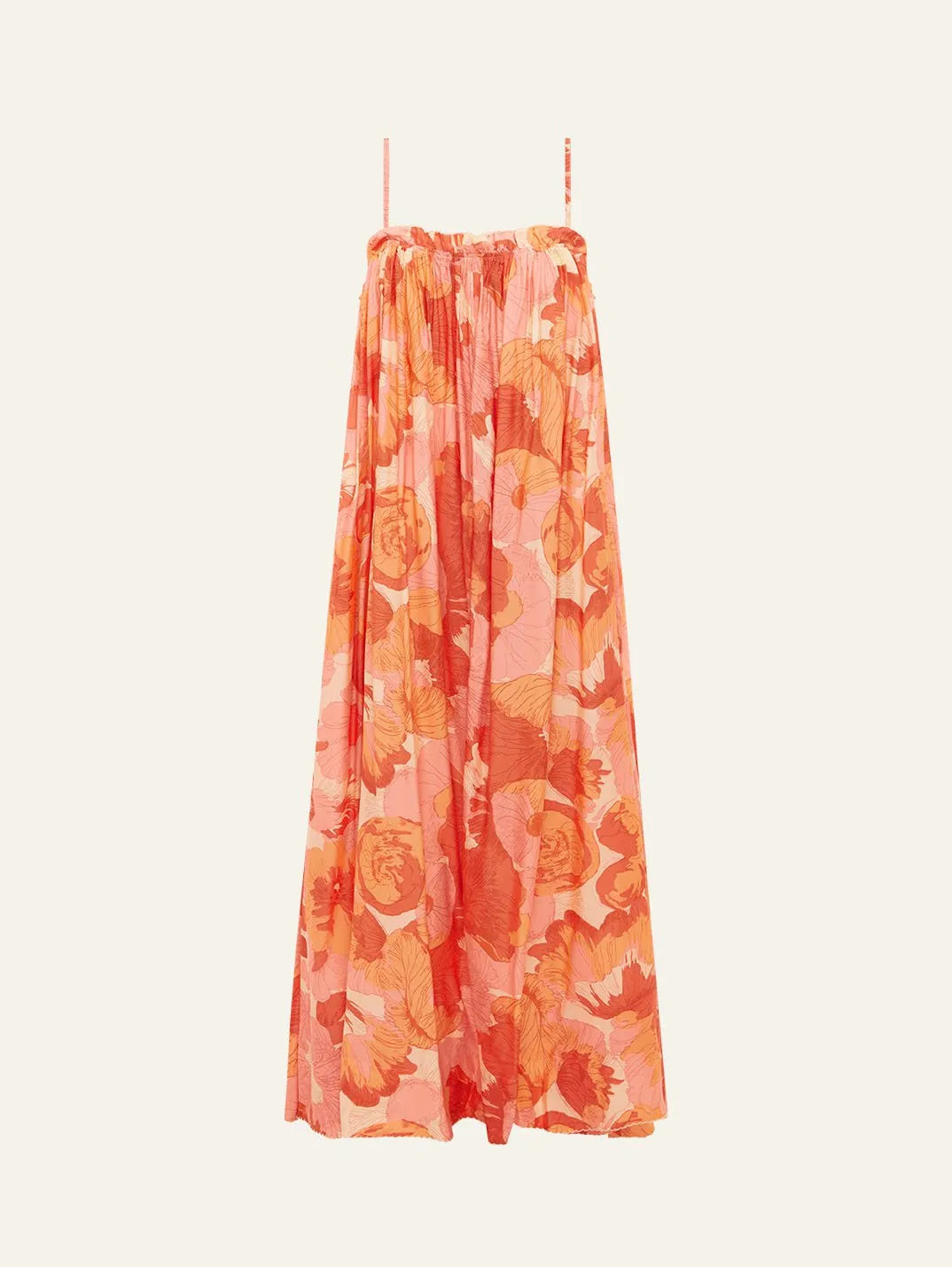 Gathered Maxi Dress sold by Peony