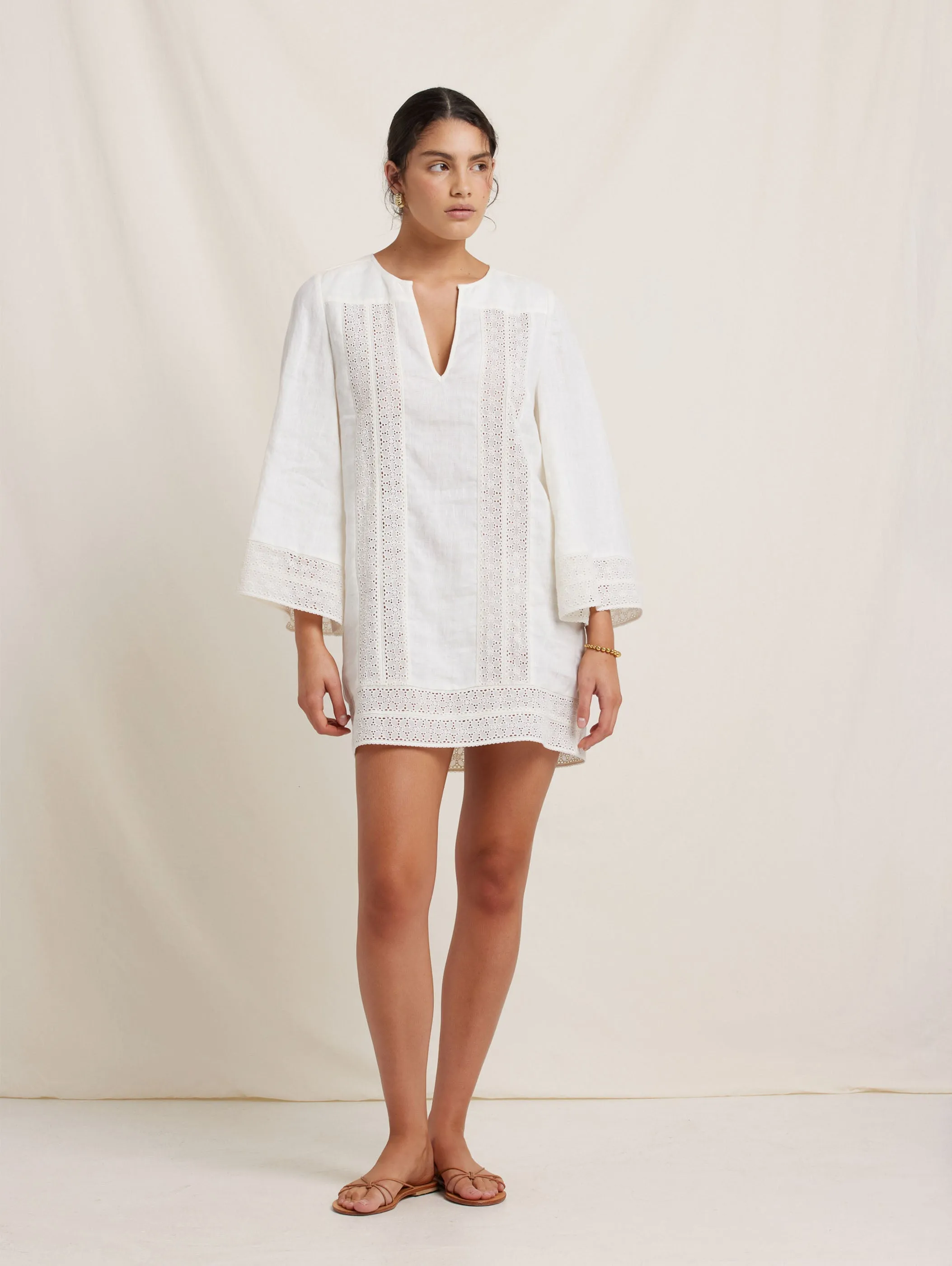 Broderie Smock Dress sold by Peony product image thumbnail 3