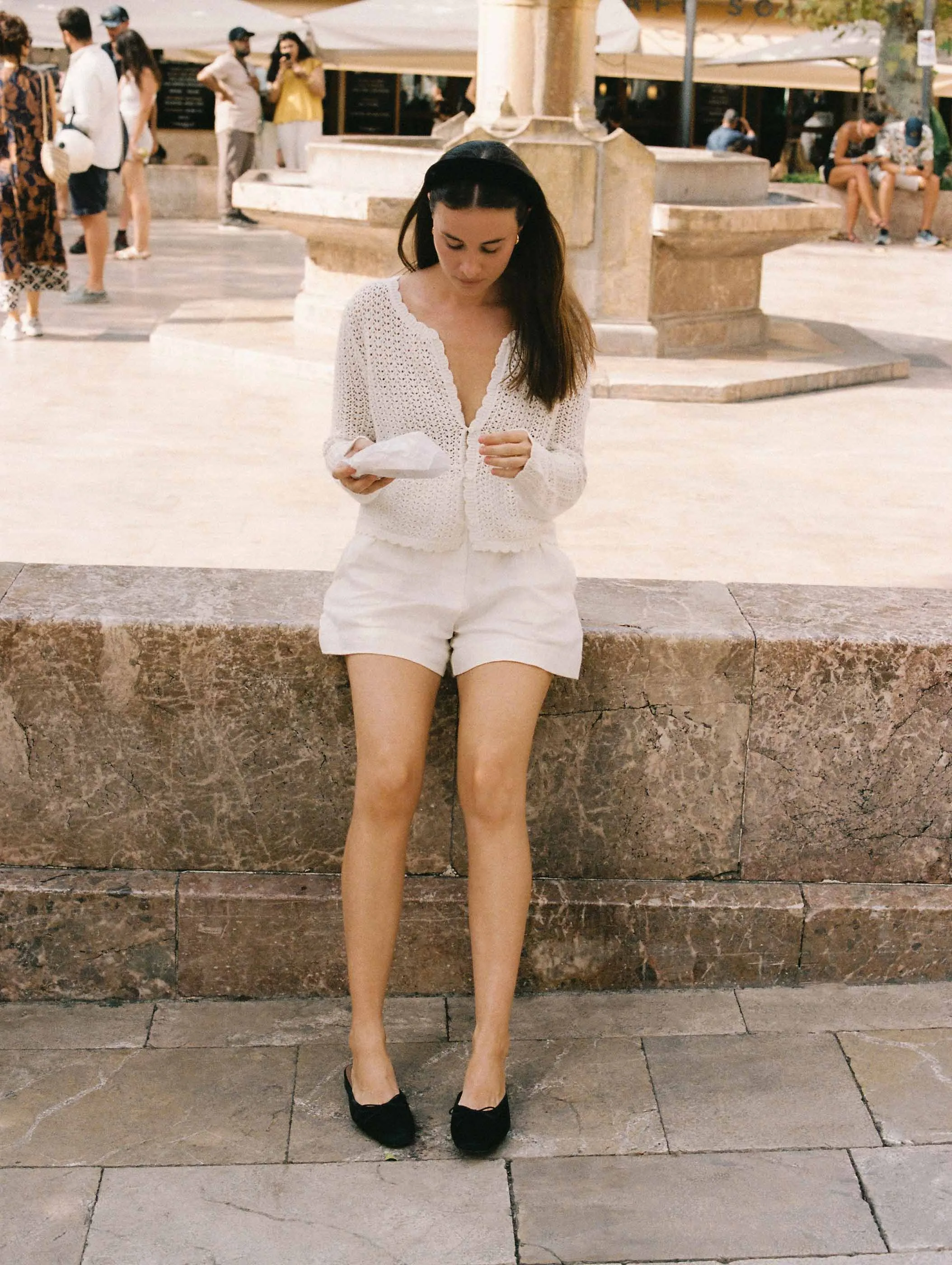 Pointelle Cardigan sold by Peony product image thumbnail 5