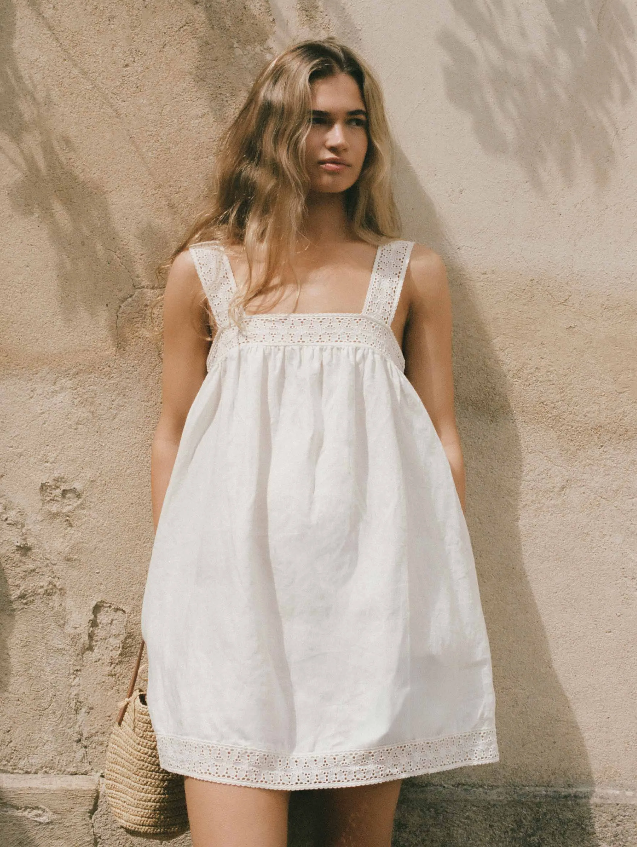 Broderie Mini Dress sold by Peony product image thumbnail 2