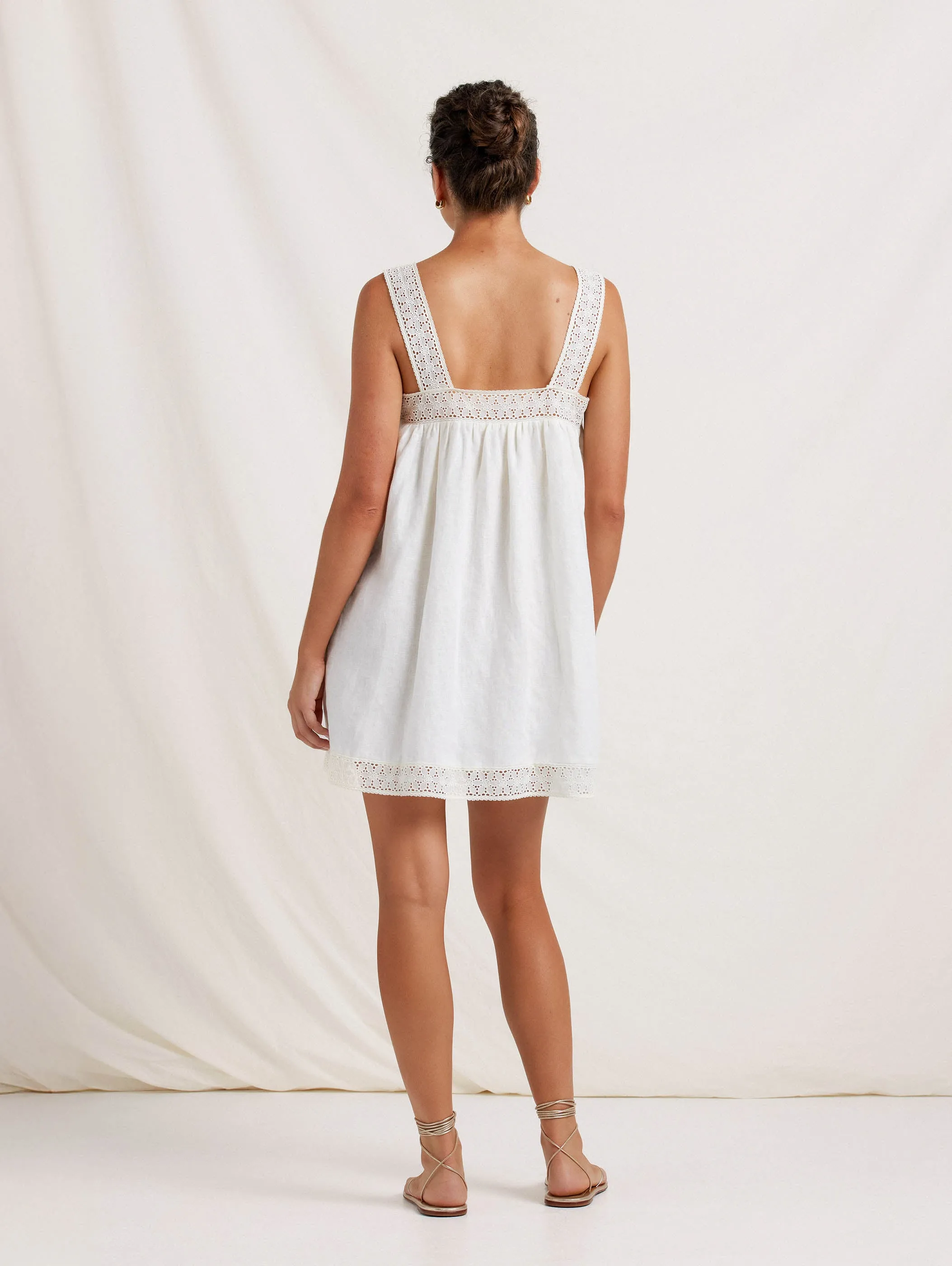 Broderie Mini Dress sold by Peony product image thumbnail 4