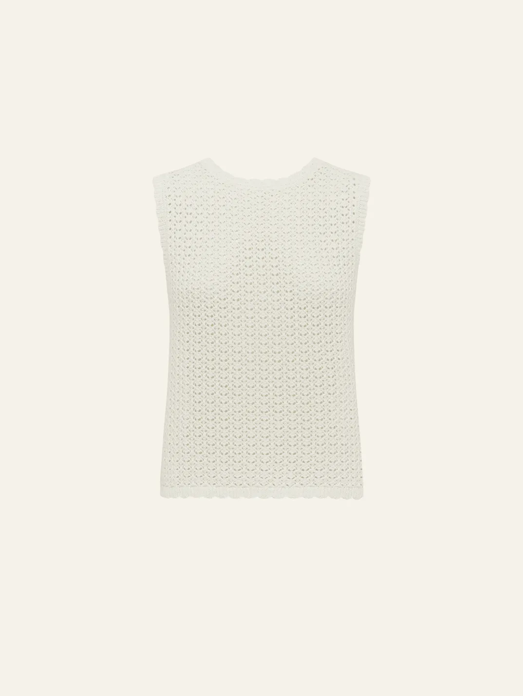 Pointelle Top sold by Peony
