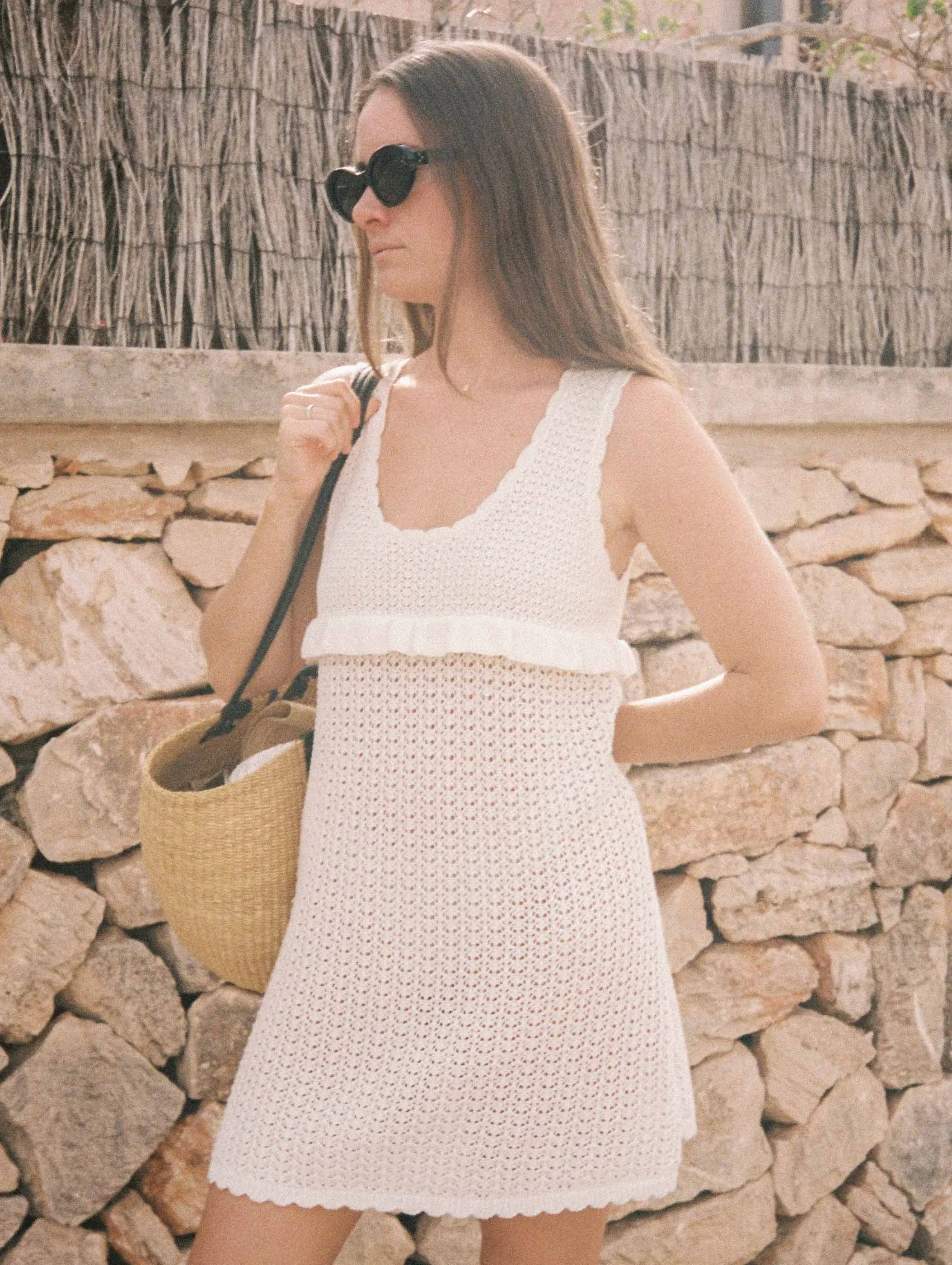 Pointelle Amelia Mini Dress sold by Peony product image thumbnail 5